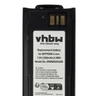 VHBW Radio Akku Motorola NNTN8570B, NNTN8570A, NNTN8570 - 1250 mAh 7,6 V Li-Ion + Gürtelclip