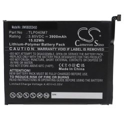   VHBW Akkumulátor táblagéphez Alcatel TLP040M1, TLP040M7 - 3900 mAh 3,85 V Li-polimer