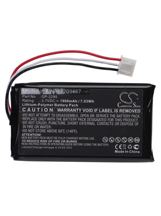 EXFO GP-2295 Akkumulátor - 1900 mAh, 3,7 V, Li-polimer