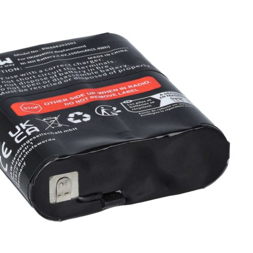 VHBW Radioakku Motorola 4002A, 56315, AP-4002, AP-4002H, 1532, 53615 - 1500 mAh 3,6 V NiMH