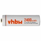 VHBW AA Mignon Battery - 650 mAh 3.7 V Li-Ion