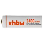 VHBW AA Mignon Battery - 650 mAh 3.7 V Li-Ion