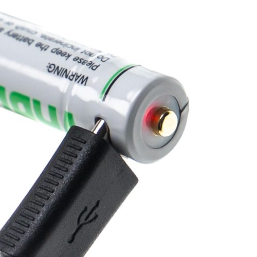 VHBW AAA Micro Battery - 280 mAh 1.5 V Li-Ion + Micro-USB connection