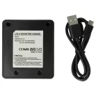 VHBW Charger for AA, AAA Li-Ion batteries - 5 V / 2 A