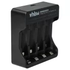 VHBW Charger for AA, AAA Li-Ion batteries - 5 V / 2 A