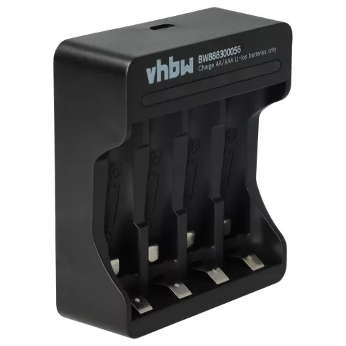 VHBW Charger for AA, AAA Li-Ion batteries - 5 V / 2 A