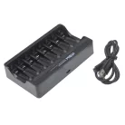 VHBW Charger for AA, AAA Li-Ion batteries - 8 slot