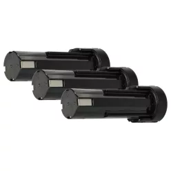   VHBW Elektrowerkzeug Akku Panasonic 6538 1, 6545 6, 6540 1, 6539 6 - 3300 mAh 2,4 V NiMH