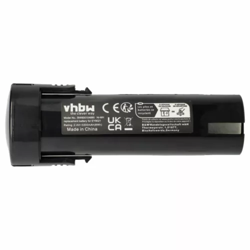 VHBW Elektrowerkzeug Akku Panasonic 6538 1, 6545 6, 6540 1, 6539 6 - 3300 mAh 2,4 V NiMH