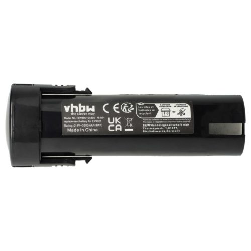 VHBW Electric Tool Battery Panasonic 6538 1, 6545 6, 6540 1, 6539 6 - 3300 mAh 2.4 V NiMH