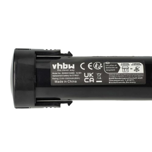 VHBW Electric Tool Battery Panasonic 6538 1, 6545 6, 6540 1, 6539 6 - 3300 mAh 2.4 V NiMH