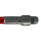 VHBW Dyson HooverSV10 Schlauch, 44,5 - 66,5 cm, Rot