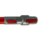 VHBW Dyson HooverSV10 Schlauch, 44,5 - 66,5 cm, Rot