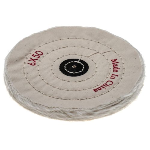 VHBW Polishing Pad, 15.5 cm diameter, cream color
