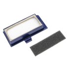 VHBW Rowenta ZR710101 2x HEPA Filter/Schaumfilter
