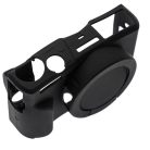 VHBW Canon PowerShot G7X Mark III Tasche - Silikon, Schwarz