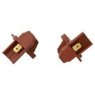 VHBW Szénkefe (2x) 5x13,5x40mm C00273898 Indesit L94MF7, Samsung WF-R1065S Sockel