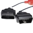 VHBW OBD2 Adapter Set 16Pin OBD1 to OBD2 - 19 cm