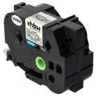 VHBW Brother TZE-261L1 Label Tape - 36 mm, Black-White