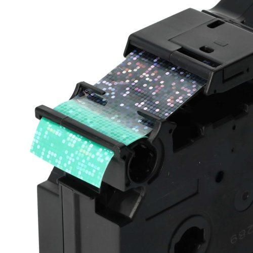 VHBW Brother TZE-751L1 Label Tape - 24 mm, Black-Green