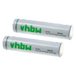 VHBW AAA Micro Battery - 280 mAh 1.5 V Li-Ion