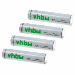 VHBW AAA Mikro Akkumulátor - 280 mAh 1,5 V Li-Ion