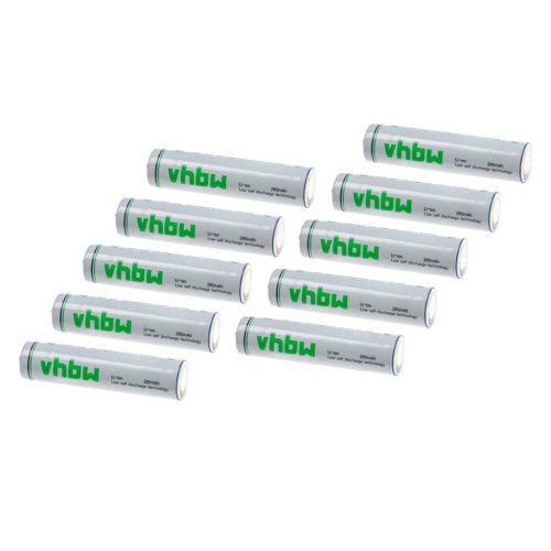 VHBW AAA Micro Battery - 280 mAh 1.5 V Li-Ion