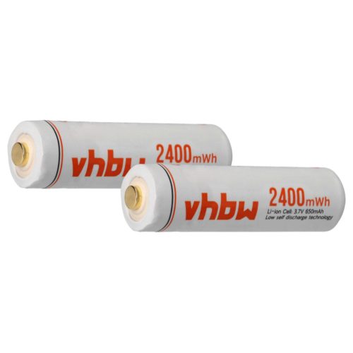 VHBW AA Mignon Akkumulátor - 650 mAh 3,7 V Li-Ion