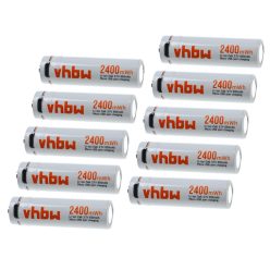   VHBW AAA Micro Battery - 650 mAh 1.5 V Li-Ion + Micro-USB connection