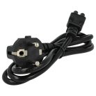 VHBW C5 Hálózati kábel Euro dugóval Vorwerk VR300 robotporszívóhoz - 1,2 m