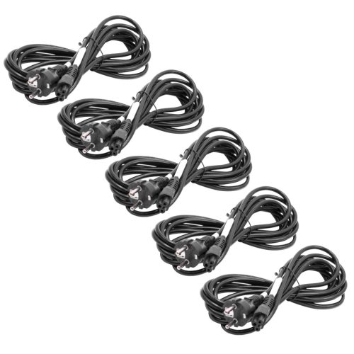 VHBW C5 Hálózati kábel Euro dugóval Vorwerk VR300 készülékekhez - 5 m