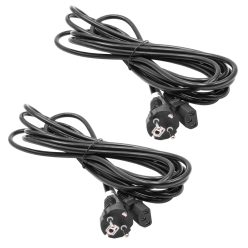 VHBW Hálózati kábel C13 Euro dugóval - 5 m