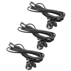 VHBW Hálózati kábel C13 Euro dugó - 5 m