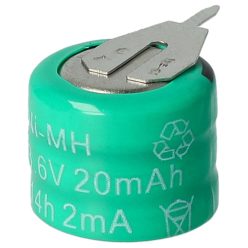 VHBW Gombelem Akku 3/V15H 2 Pin - 20 mAh 3,6 V NiMH