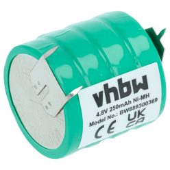 VHBW Battery V250H - 250 mAh 4.8 V NiMH