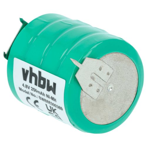 VHBW Battery V250H - 250 mAh 4.8 V NiMH