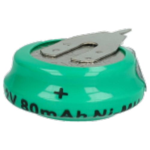 VHBW Gombelem Akkumulátor 1/V80H - 80 mAh 1,2 V NiMH