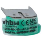 VHBW Gombelem Akku V40H - 40 mAh 1,2 V NiMH