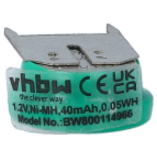 VHBW Gombelem Akku V40H - 40 mAh 1,2 V NiMH