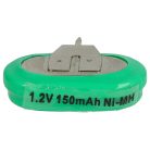 VHBW Gombelem Akkumulátor 1/V150H - 150 mAh 1,2 V NiMH