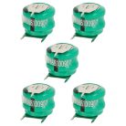 VHBW Gombelem Akkumulátor V80H - 80 mAh 2,4 V NiMH