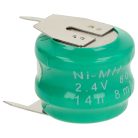 VHBW Gombelem Akkumulátor V80H - 80 mAh 2,4 V NiMH