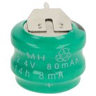 VHBW Gombelem Akkumulátor V80H - 80 mAh 2,4 V NiMH