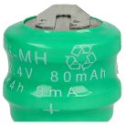 VHBW Battery V80H - 80 mAh 2.4 V NiMH