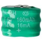 VHBW Battery 3/V150H 3 Pin - 150 mAh 3.6 V NiMH
