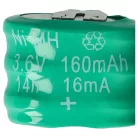 VHBW Battery 3/V150H 3 Pin - 150 mAh 3.6 V NiMH
