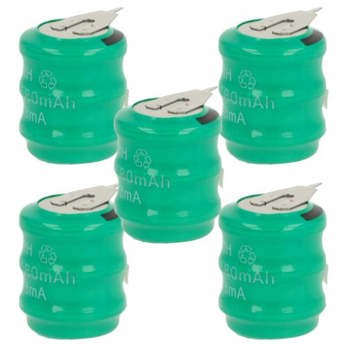 VHBW Battery 3/V80H 2 Pin - 80 mAh 3.6 V NiMH