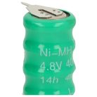 VHBW Gombelem Akku V40H - 40 mAh 4,8 V NiMH