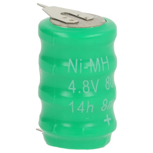 VHBW Gombelem Akkumulátor V80H - 80 mAh 4,8 V NiMH