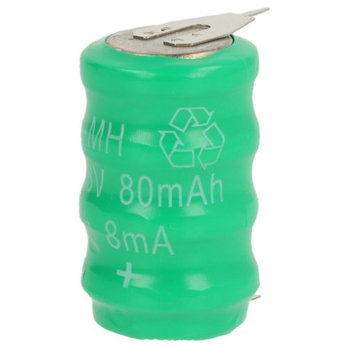 VHBW Gombelem Akkumulátor V80H - 80 mAh 4,8 V NiMH